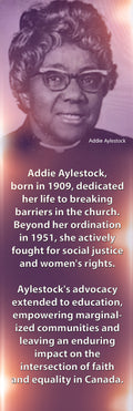Beyond 28 Day (Canada): Addie Aylestock (1st ordained Minister) - The LEGACY Collexion