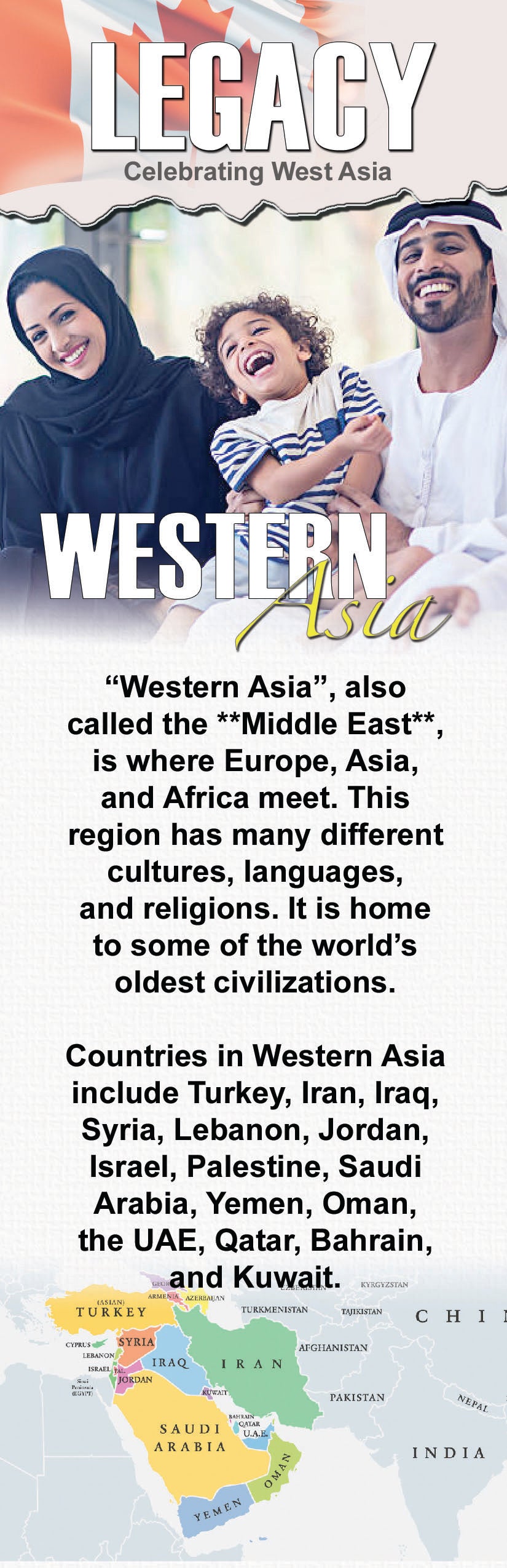 Celebrating Western Asia - The LEGACY Collexion