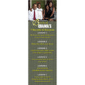 A bookmark, ideal for Black History Month, featuring Barack Obama, created by African-Canadian artist Robert Small.