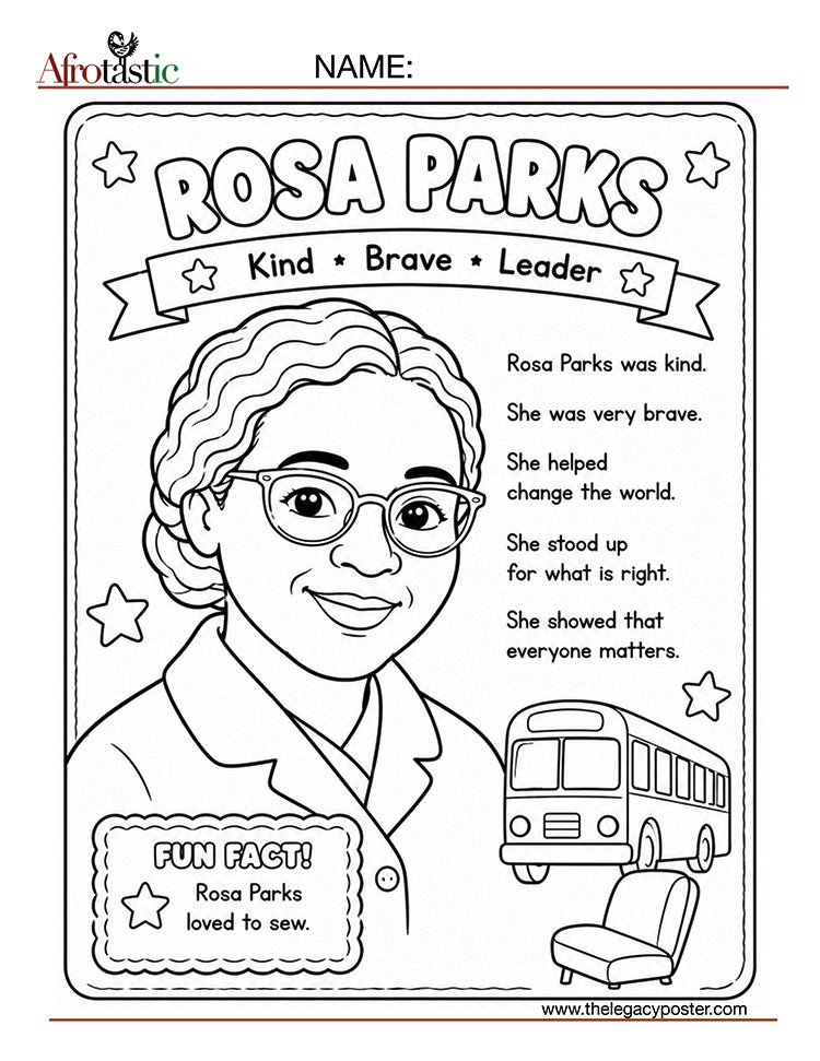 Afrotastic: Black American History Coloring Book