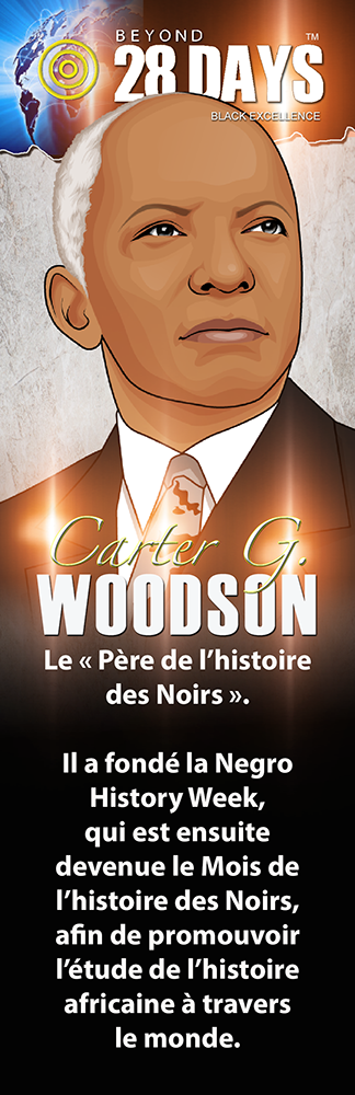 Cartes éducatives - Carter G Woodson – Histoire des Noirs | Questions pour tous les niveaux | Curriculum Ontario