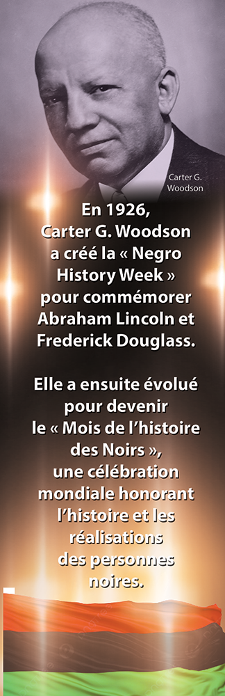 Cartes éducatives - Carter G Woodson – Histoire des Noirs | Questions pour tous les niveaux | Curriculum Ontario