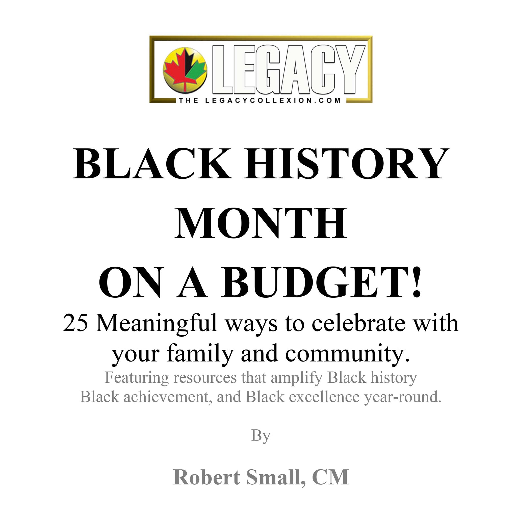 FREE: 25 Ways to Celebrate Black History Month on Any Budget